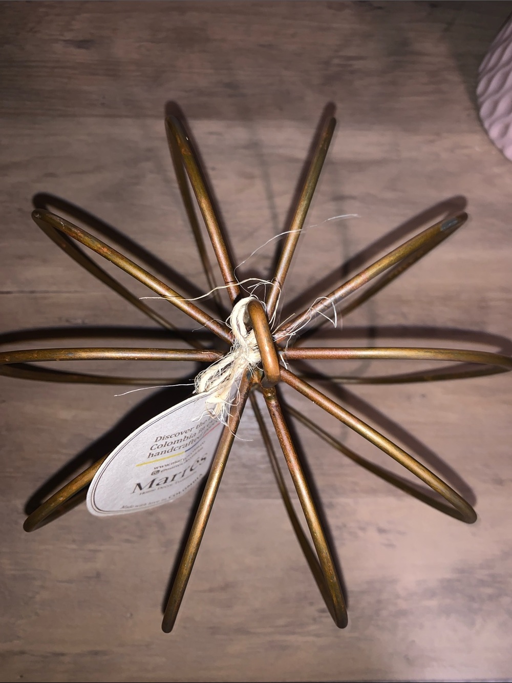 🆕- Marrés Rustic Decorative Metal Pumpkin - Antique Gold Finish. - Picture 4 of 4
